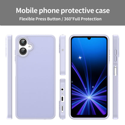 For Galaxy A06 5G Fanying Series PC Hybrid TPU Translucent Frosted Phone Case - Lavender - EDA009918802H