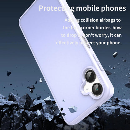 For Galaxy A06 5G Fanying Series PC Hybrid TPU Translucent Frosted Phone Case - Lavender - EDA009918802H