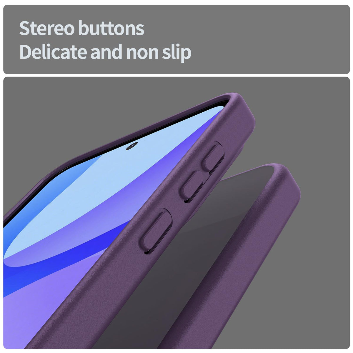 For Galaxy A36 5G Fanying Series PC Hybrid TPU Translucent Frosted Phone Case - Crystal Purple - EDA009918805B