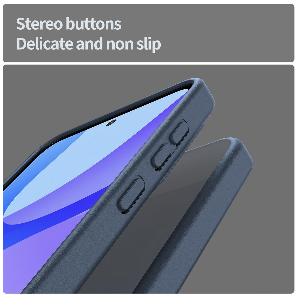 For Galaxy A36 5G Fanying Series PC Hybrid TPU Translucent Frosted Phone Case - Cyan Blue - EDA009918805C