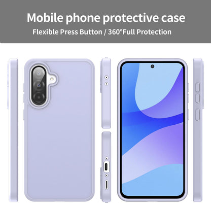 For Galaxy A36 5G Fanying Series PC Hybrid TPU Translucent Frosted Phone Case - Lavender - EDA009918805H