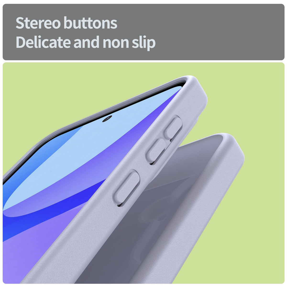 For Galaxy A36 5G Fanying Series PC Hybrid TPU Translucent Frosted Phone Case - Lavender - EDA009918805H