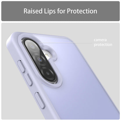 For Galaxy A36 5G Fanying Series PC Hybrid TPU Translucent Frosted Phone Case - Lavender - EDA009918805H
