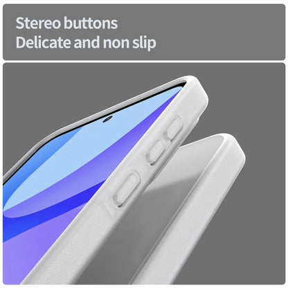 For Galaxy A36 5G Fanying Series PC Hybrid TPU Translucent Frosted Phone Case - Matte White - EDA009918805J