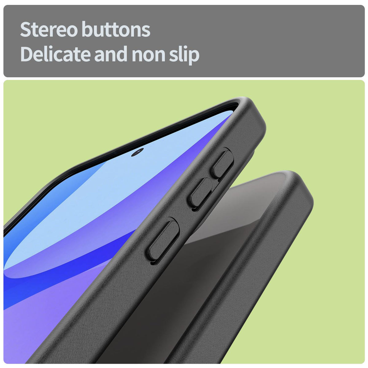 For Galaxy A56 5G Fanying Series PC Hybrid TPU Translucent Frosted Phone Case - Translucent Black - EDA009918806A