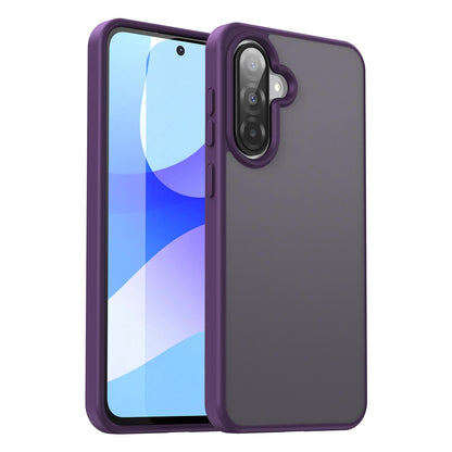 For Galaxy A56 5G Fanying Series PC Hybrid TPU Translucent Frosted Phone Case - Crystal Purple - EDA009918806B