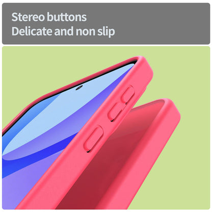 For Galaxy A56 5G Fanying Series PC Hybrid TPU Translucent Frosted Phone Case - Rose Red - EDA009918806E
