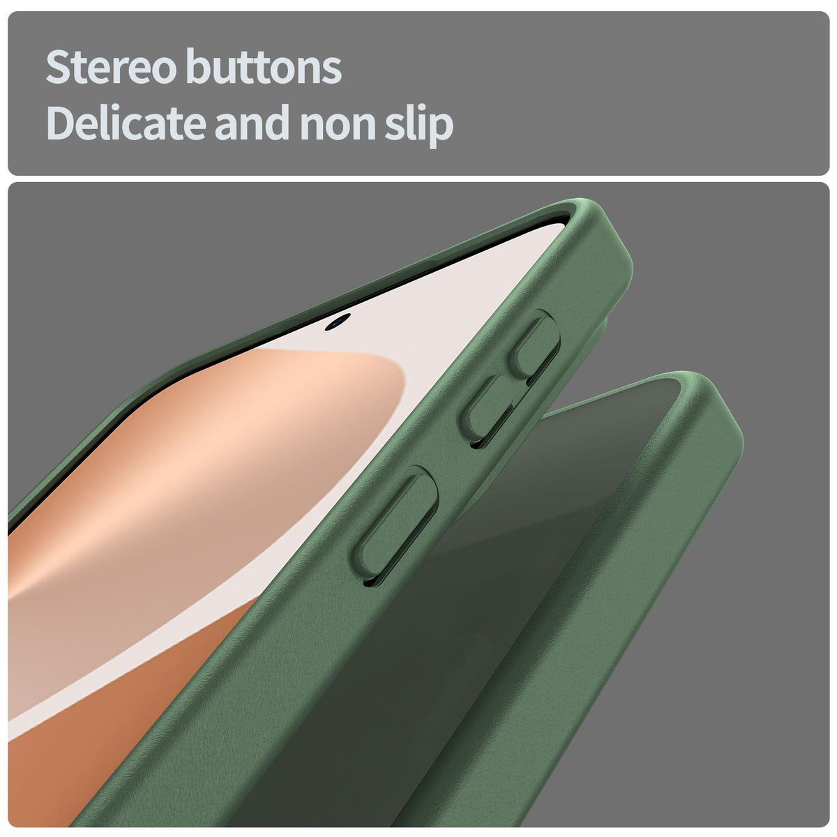 For Galaxy A57 5G Fanying Series PC Hybrid TPU Translucent Frosted Phone Case - Olive Green - EDA009918808D