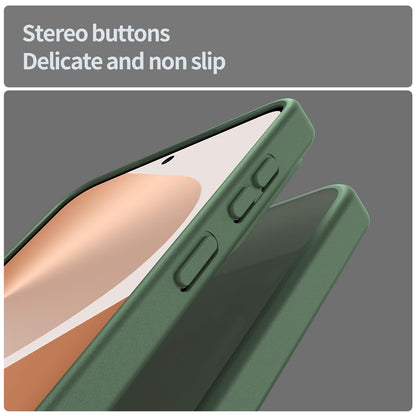 For Galaxy A57 5G Fanying Series PC Hybrid TPU Translucent Frosted Phone Case - Olive Green - EDA009918808D