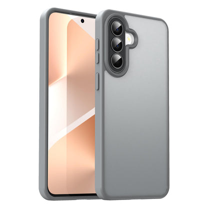 For Galaxy A57 5G Fanying Series PC Hybrid TPU Translucent Frosted Phone Case - Silver Grey - EDA009918808F