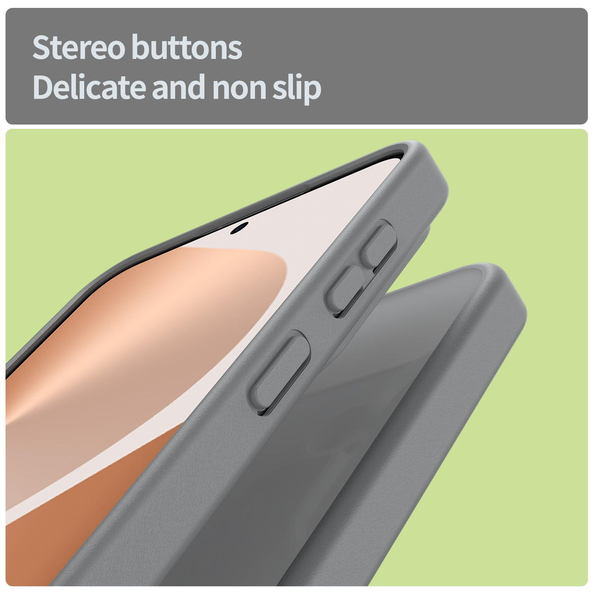 For Galaxy A57 5G Fanying Series PC Hybrid TPU Translucent Frosted Phone Case - Silver Grey - EDA009918808F
