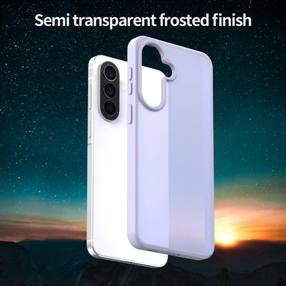 For Galaxy A57 5G Fanying Series PC Hybrid TPU Translucent Frosted Phone Case - Lavender - EDA009918808H