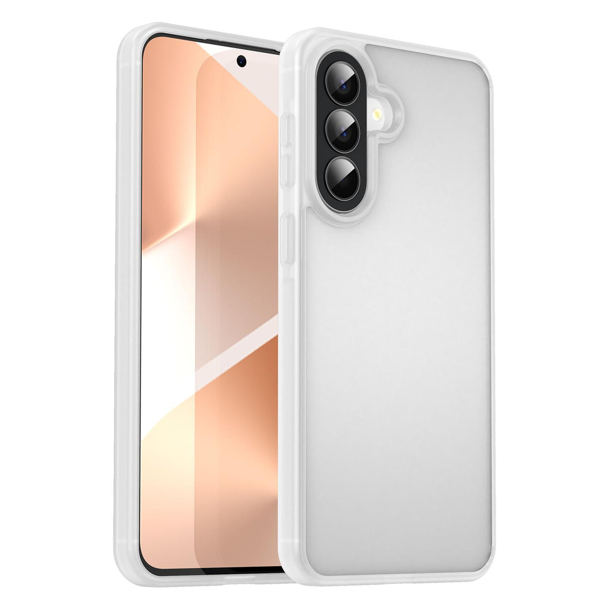 For Galaxy A57 5G Fanying Series PC Hybrid TPU Translucent Frosted Phone Case - Matte White - EDA009918808J