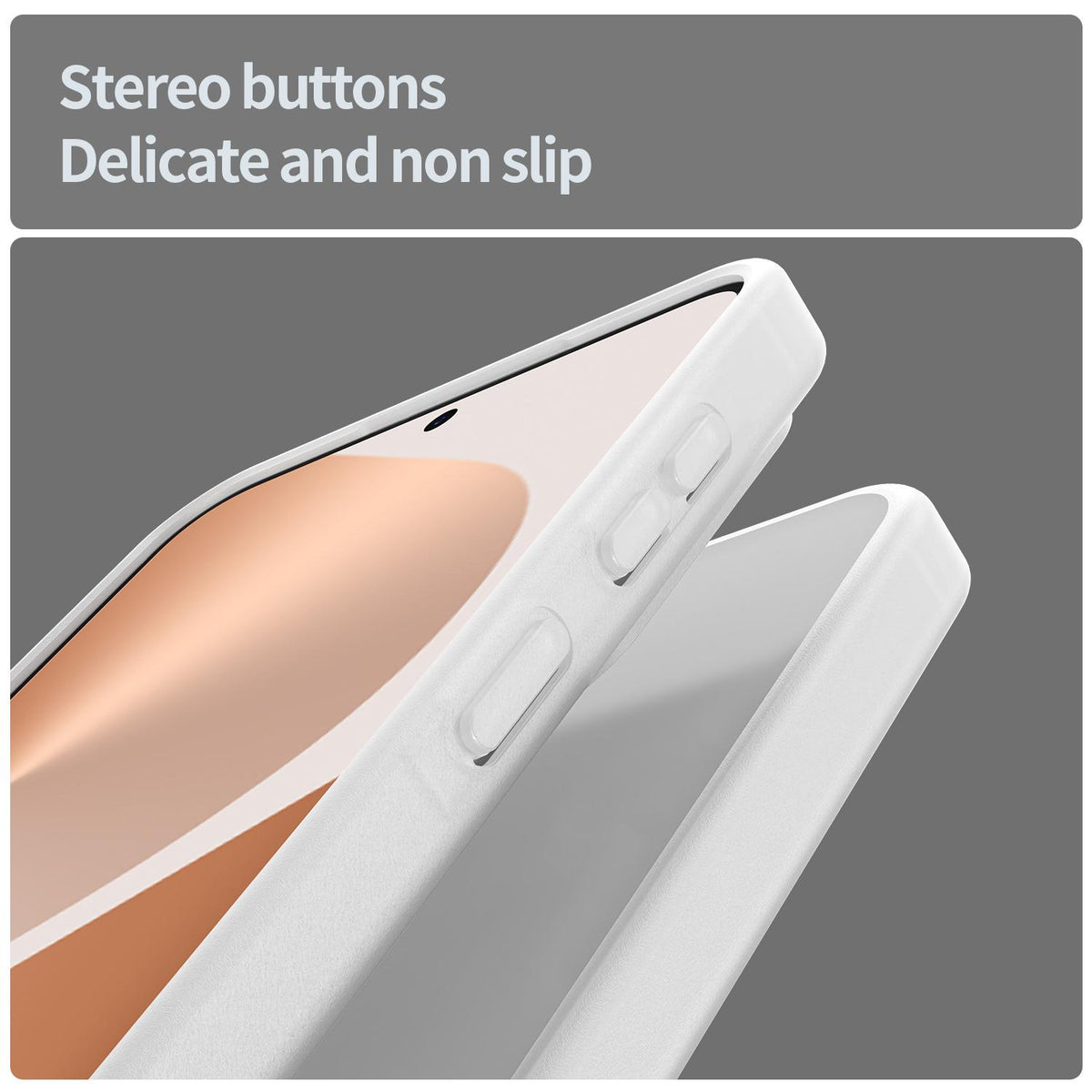 For Galaxy A57 5G Fanying Series PC Hybrid TPU Translucent Frosted Phone Case - Matte White - EDA009918808J