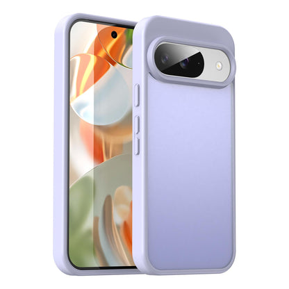 For Google Pixel 9 Fanying Series PC Hybrid TPU Translucent Frosted Phone Case - Lavender - EDA009919201H