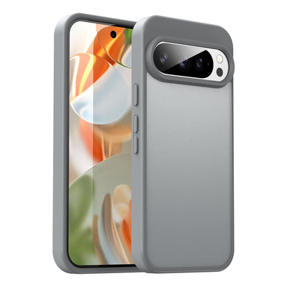 For Google Pixel 9 Pro Fanying Series PC Hybrid TPU Translucent Frosted Phone Case - Silver Grey - EDA009919202F
