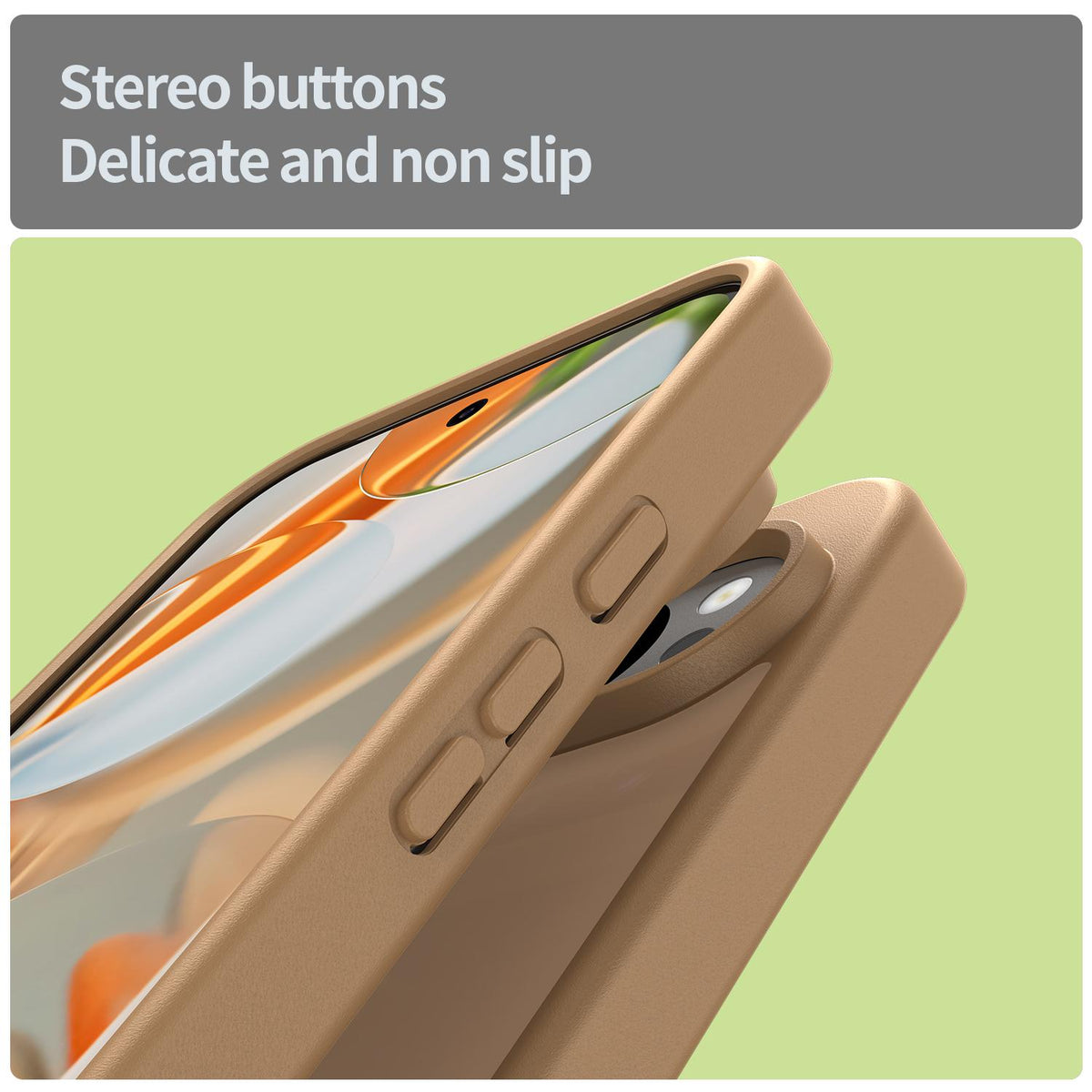 For Google Pixel 9 Pro Fanying Series PC Hybrid TPU Translucent Frosted Phone Case - Desert Gold - EDA009919202G