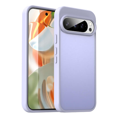 For Google Pixel 9 Pro Fanying Series PC Hybrid TPU Translucent Frosted Phone Case - Lavender - EDA009919202H