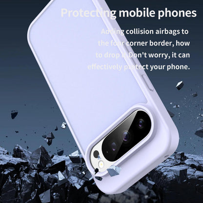 For Google Pixel 9 Pro Fanying Series PC Hybrid TPU Translucent Frosted Phone Case - Lavender - EDA009919202H