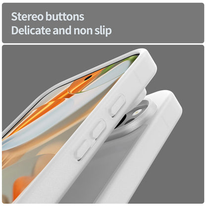 For Google Pixel 9 Pro Fanying Series PC Hybrid TPU Translucent Frosted Phone Case - Matte White - EDA009919202J