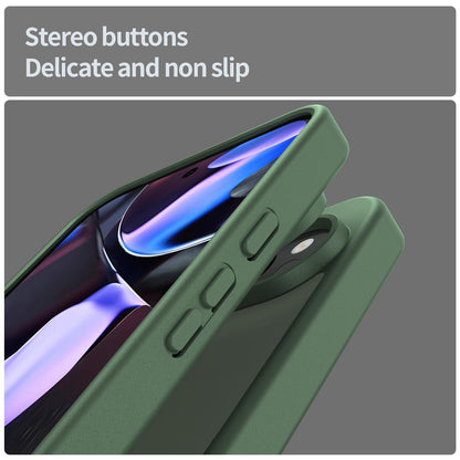 For Google Pixel 9 Pro XL Fanying Series PC Hybrid TPU Translucent Frosted Phone Case - Olive Green - EDA009919203D