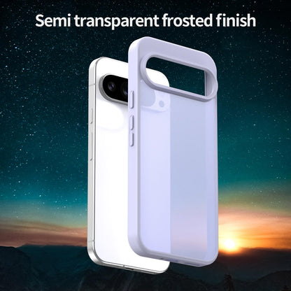 For Google Pixel 9 Pro XL Fanying Series PC Hybrid TPU Translucent Frosted Phone Case - Lavender - EDA009919203H
