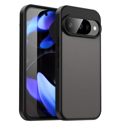 For Google Pixel 10 Fanying Series PC Hybrid TPU Translucent Frosted Phone Case - Translucent Black - EDA009919204A