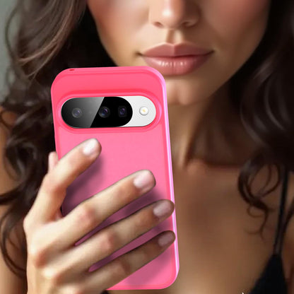 For Google Pixel 10 Fanying Series PC Hybrid TPU Translucent Frosted Phone Case - Rose Red - EDA009919204E