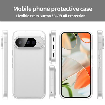 For Google Pixel 10 Fanying Series PC Hybrid TPU Translucent Frosted Phone Case - Matte White - EDA009919204J