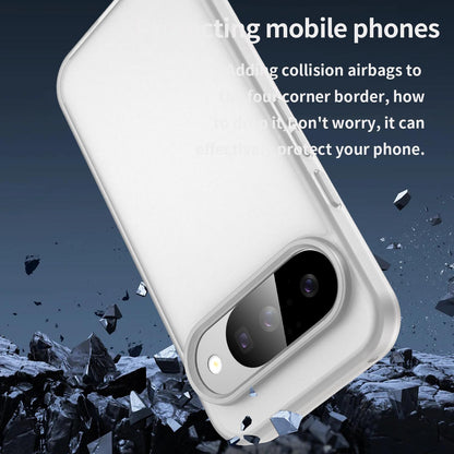 For Google Pixel 10 Fanying Series PC Hybrid TPU Translucent Frosted Phone Case - Matte White - EDA009919204J
