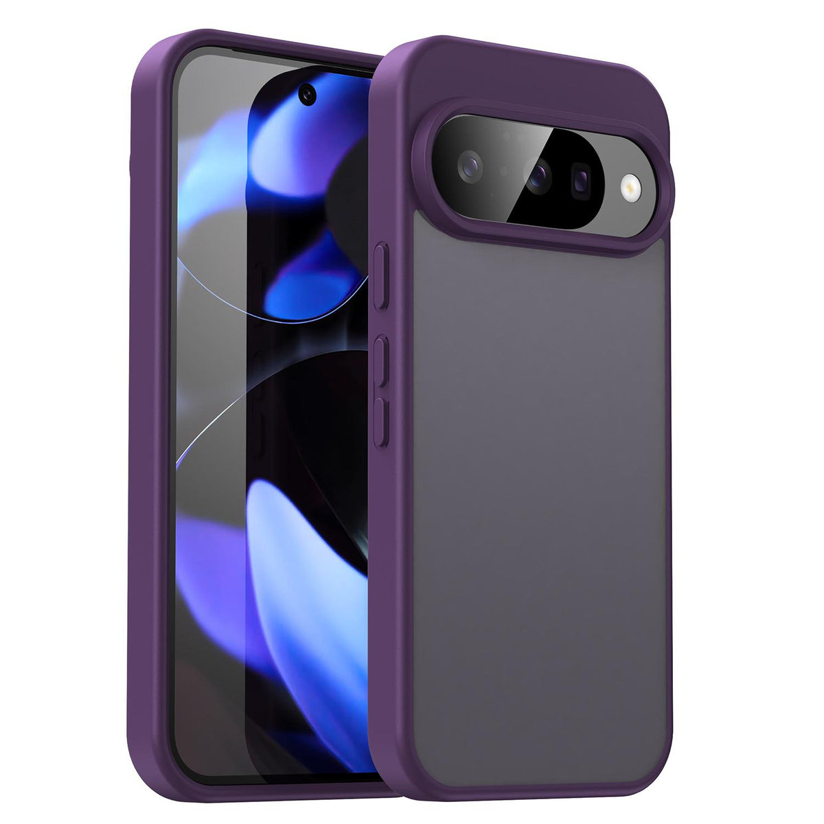 For Google Pixel 10 Pro Fanying Series PC Hybrid TPU Translucent Frosted Phone Case - Crystal Purple - EDA009919205B