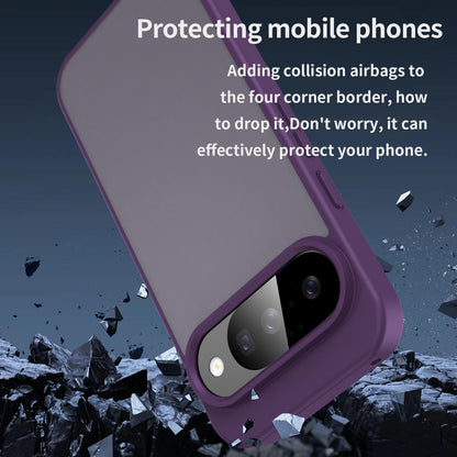 For Google Pixel 10 Pro Fanying Series PC Hybrid TPU Translucent Frosted Phone Case - Crystal Purple - EDA009919205B