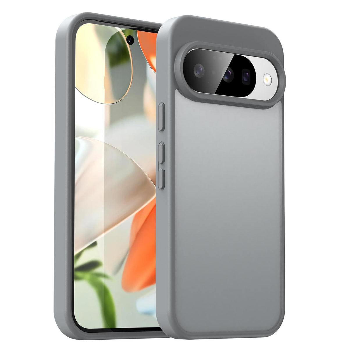 For Google Pixel 10 Pro Fanying Series PC Hybrid TPU Translucent Frosted Phone Case - Silver Grey - EDA009919205F