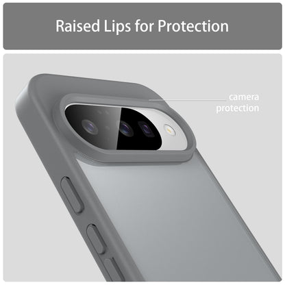 For Google Pixel 10 Pro Fanying Series PC Hybrid TPU Translucent Frosted Phone Case - Silver Grey - EDA009919205F