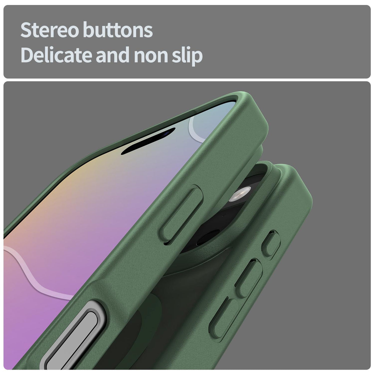 For iPhone 18 Pro Fanying Series PC Hybrid TPU Translucent Frosted MagSafe Phone Case - Olive Green - EDA009920502D