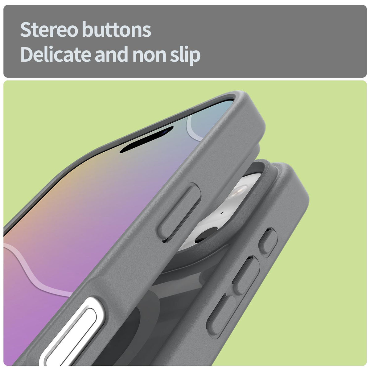 For iPhone 18 Pro Fanying Series PC Hybrid TPU Translucent Frosted MagSafe Phone Case - Silver Grey - EDA009920502F