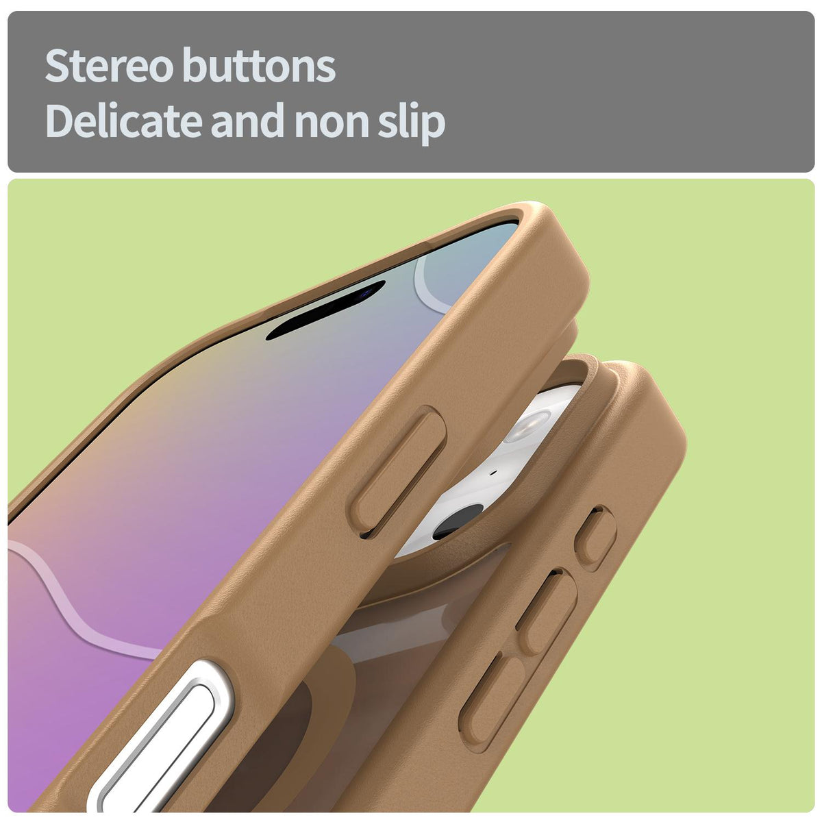 For iPhone 18 Pro Fanying Series PC Hybrid TPU Translucent Frosted MagSafe Phone Case - Desert Gold - EDA009920502G