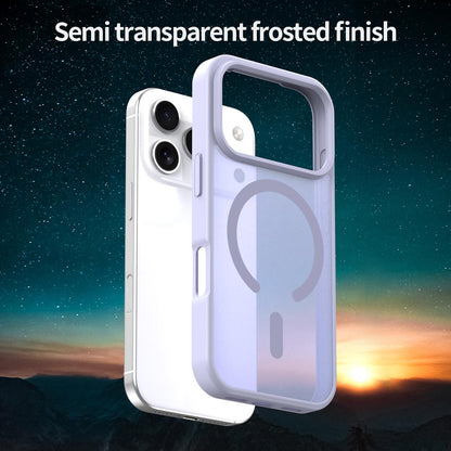 For iPhone 18 Pro Fanying Series PC Hybrid TPU Translucent Frosted MagSafe Phone Case - Lavender - EDA009920502H