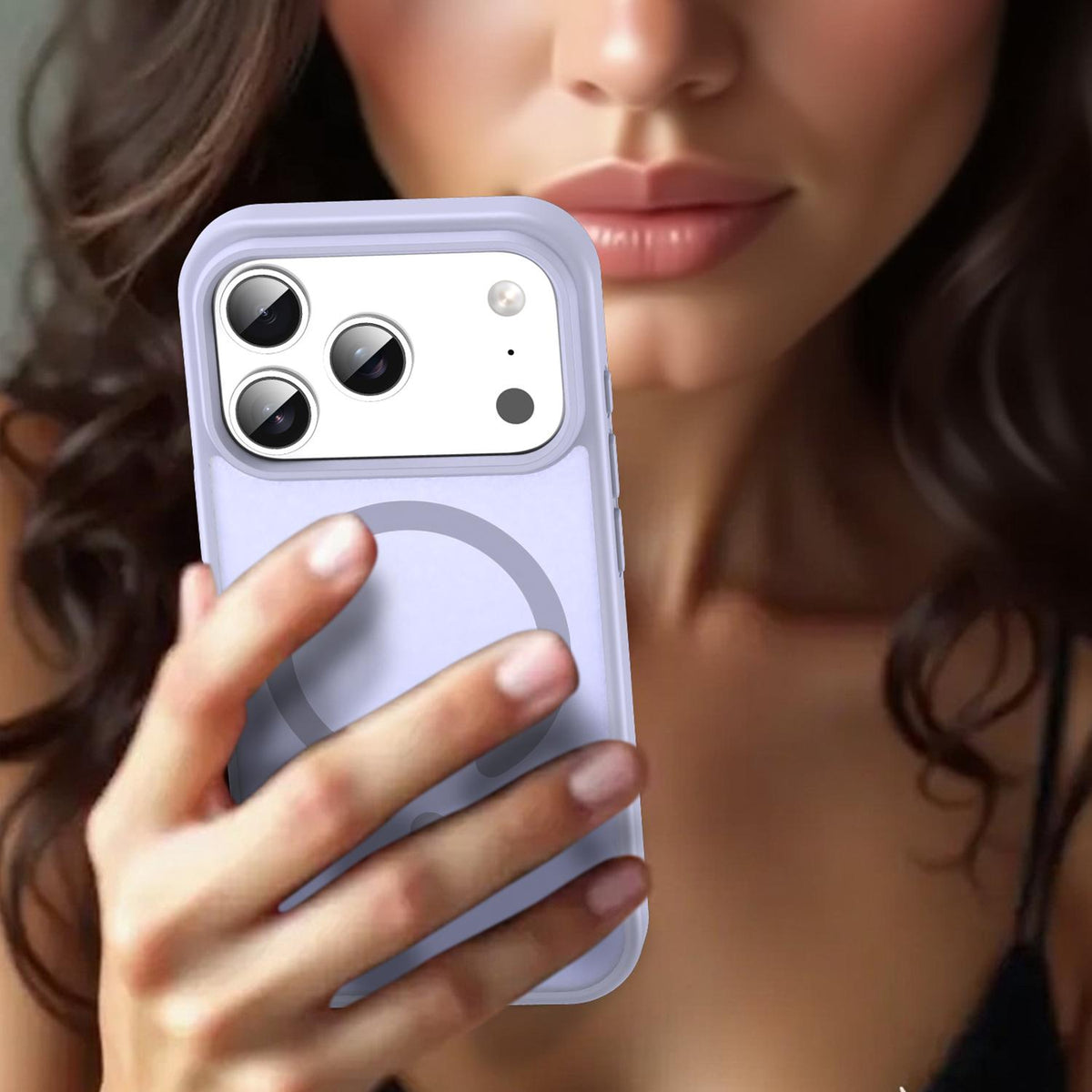 For iPhone 18 Pro Fanying Series PC Hybrid TPU Translucent Frosted MagSafe Phone Case - Lavender - EDA009920502H
