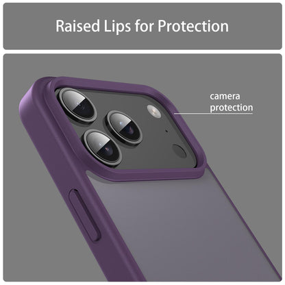 For iPhone 18 Pro Fanying Series PC Hybrid TPU Translucent Frosted Phone Case - Crystal Purple - EDA009920902B