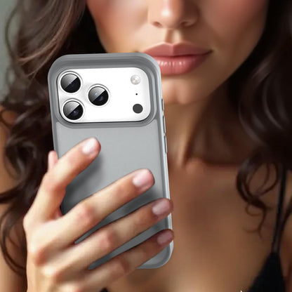 For iPhone 18 Pro Fanying Series PC Hybrid TPU Translucent Frosted Phone Case - Silver Grey - EDA009920902F