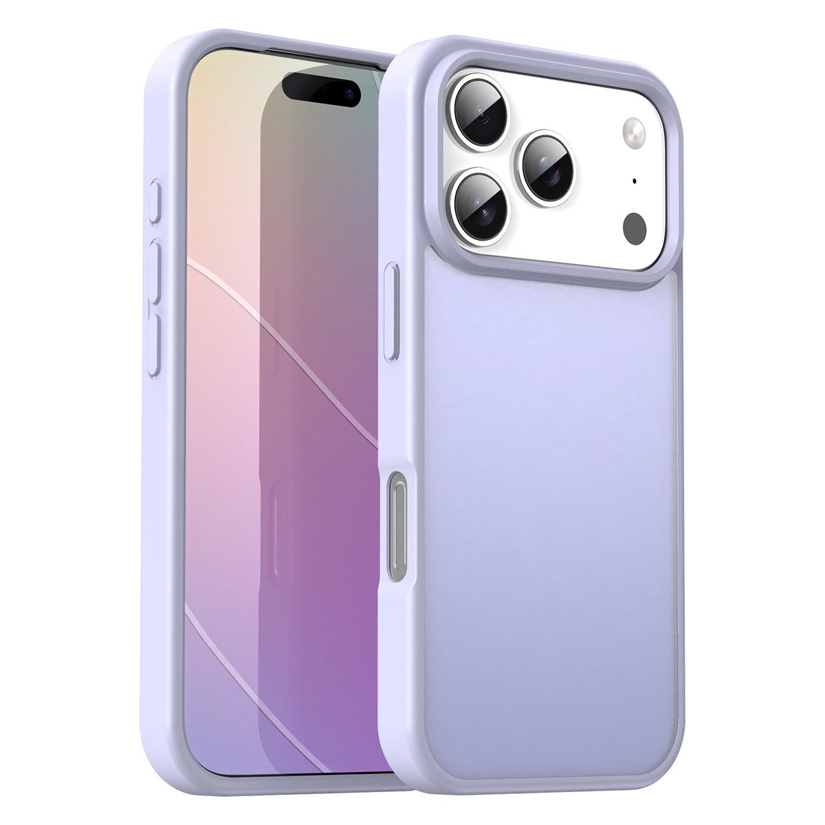 For iPhone 18 Pro Fanying Series PC Hybrid TPU Translucent Frosted Phone Case - Lavender - EDA009920902H