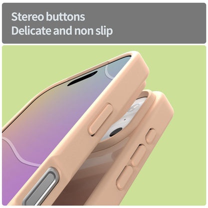 For iPhone 18 Pro Fanying Series PC Hybrid TPU Translucent Frosted Phone Case - Rouge Powder - EDA009920902I