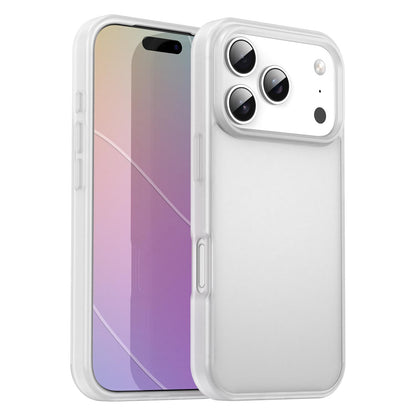 For iPhone 18 Pro Fanying Series PC Hybrid TPU Translucent Frosted Phone Case - Matte White - EDA009920902J