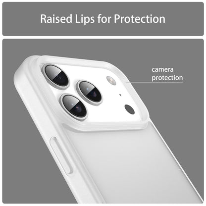 For iPhone 18 Pro Fanying Series PC Hybrid TPU Translucent Frosted Phone Case - Matte White - EDA009920902J