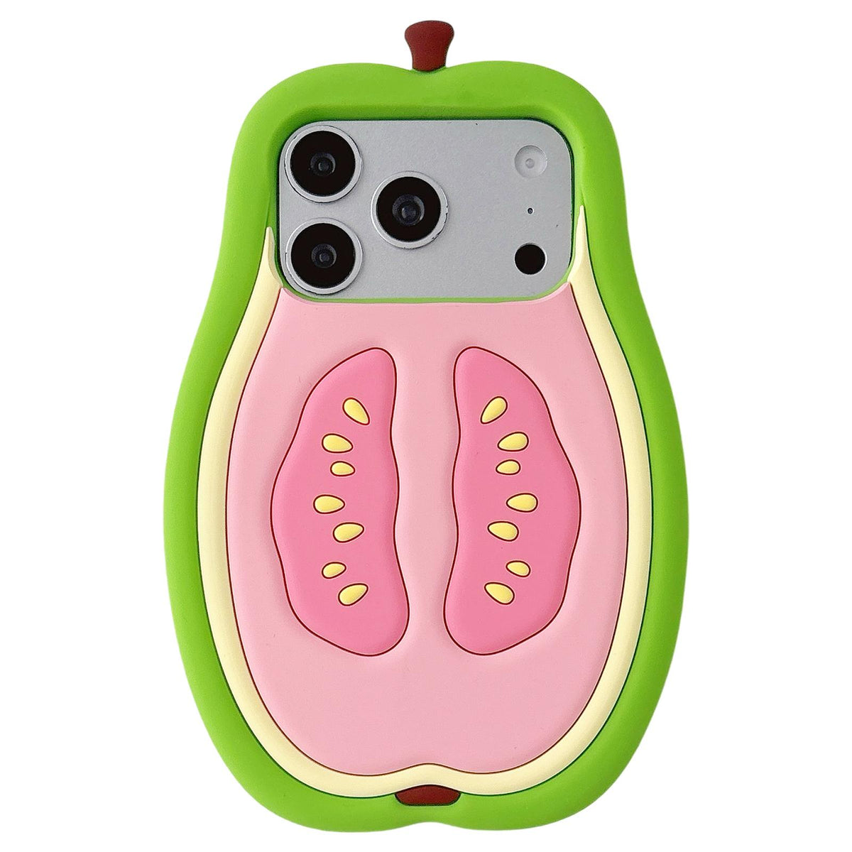 For iPhone 17 Pro Guava Design Non-Slip Silicone Phone Case - Default - EDA009923102