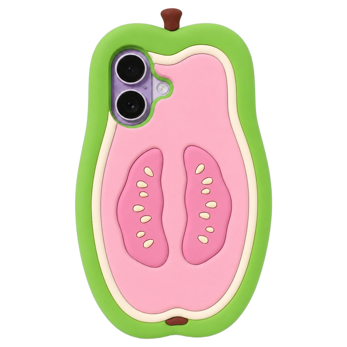For iPhone 17 Guava Design Non-Slip Silicone Phone Case - Default - EDA009923103