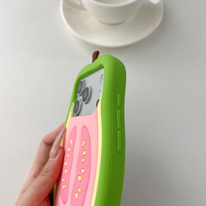 For iPhone 15 Pro Max Guava Design Non-Slip Silicone Phone Case - Default - EDA009923108