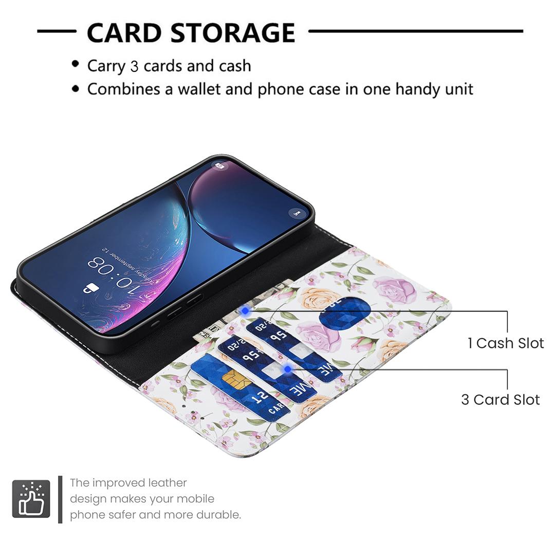 For OPPO Reno16 F 5G/Reno16 FS 5G BF42 Color Painting Leather Phone Case - Yellow Rose - EDA009926801D