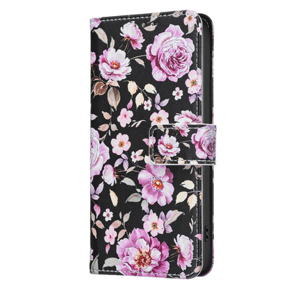 For OPPO Reno16 F 5G/Reno16 FS 5G BF42 Color Painting Leather Phone Case - Rose - EDA009926801E